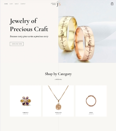 Jewellery Store Website