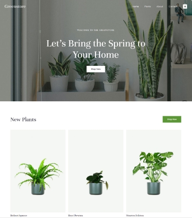 Plant Shop Website