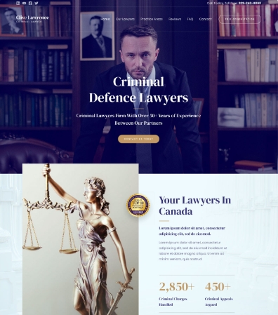 criminal lawyer website缩略图