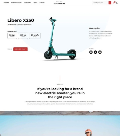 electric scooter website